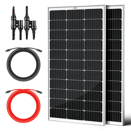 200 Watt Solar Kit for Solar Generators Portable Power Stations - RICH SOLAR