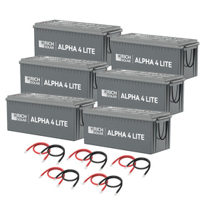 24V - 600AH - 15.3kWh Lithium Battery Bank - RICH SOLAR