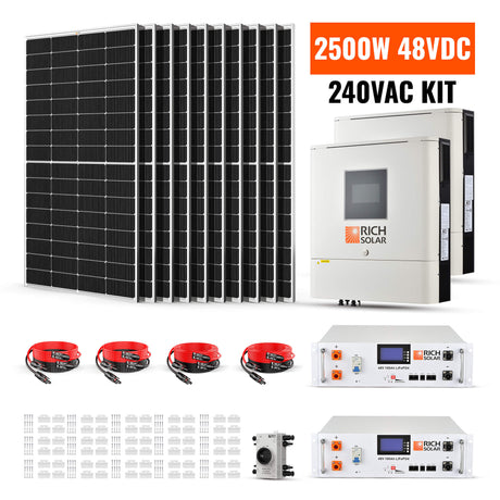 2500W 48VDC-240VAC Kit with Label