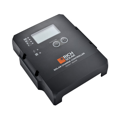 30 Amp PWM Solar Charge Controller | 12V 30A PWM Controller for RVs, Trailers, Campers, Vans, Boats, Off-Grid | Top Rated - RICH SOLAR