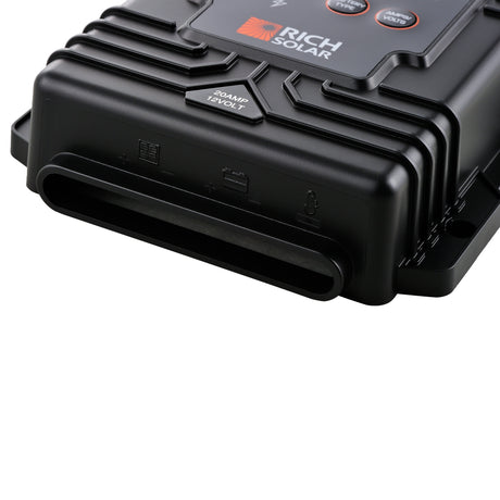 BRAVO Waterproof 20 | 20 Amp Waterproof PWM Solar Charge Controller | Waterproof 20A 12V PWM Controller for RVs, Trailers, Campers, Vans, Boats, Off-Grid | #1 Waterproof Solar Controller - RICH SOLAR
