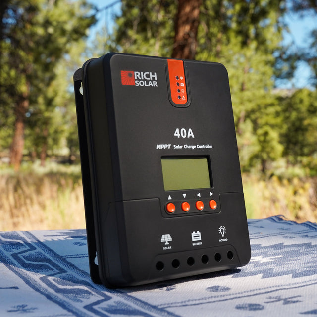 40 Amp MPPT Solar Charge Controller – RICH SOLAR