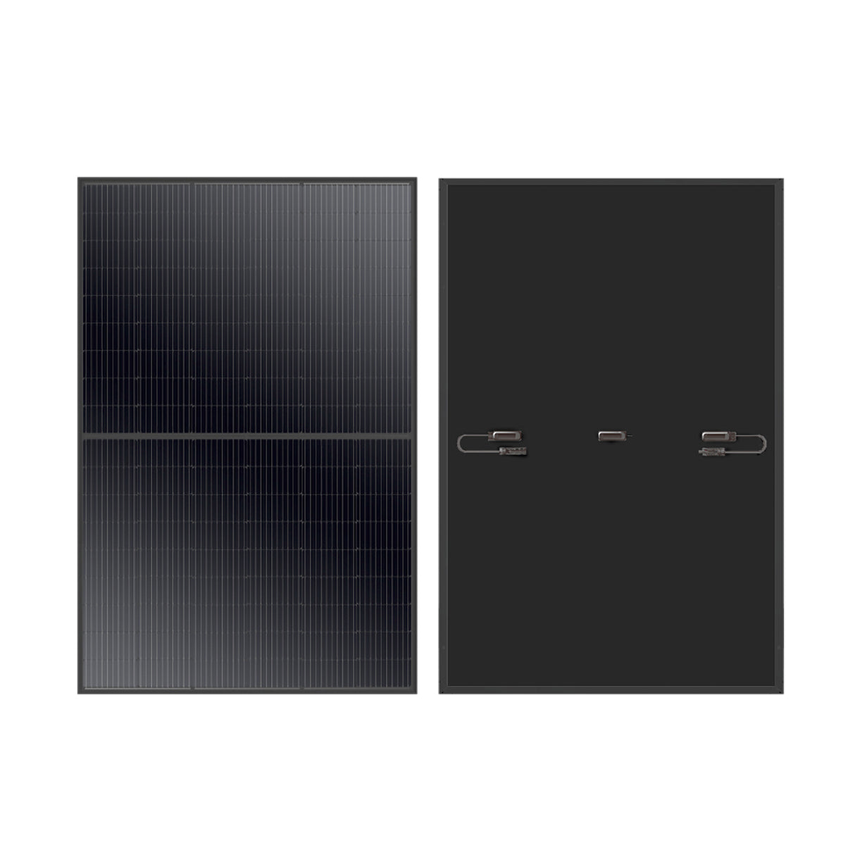 MEGA 410 Watt Monocrystalline Solar Panel | High Efficiency | Black Mono-facial Module | Grid-Tie | Off-Grid | Tier 1 - RICH SOLAR
