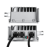 48V (57.6V) Waterproof LiFePO4 Charger | 20A / 25A,  100-240V AC, 8-in-1 Protection, Fan-Cooled