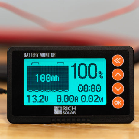 Image of a 500 Amp Battery Monitor with Shunt