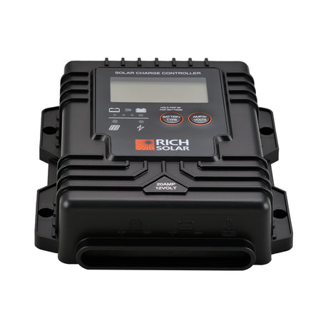 BRAVO Waterproof 20 | 20 Amp Waterproof PWM Solar Charge Controller | Waterproof 20A 12V PWM Controller for RVs, Trailers, Campers, Vans, Boats, Off-Grid | #1 Waterproof Solar Controller - RICH SOLAR