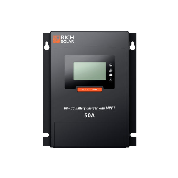 BRAVO 50 DC | 50 Amp DC-DC Solar Charge Controller with MPPT | Premium 50A 12V/24V DC-DC Solar Controller with MPPT for RVs, Trailers, Campers, Vans, Boats, Off-Grid | #1 Ranked DC to DC Solar Controller