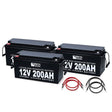 12V - 600AH - 7.6kWh Lithium Battery Bank - RICH SOLAR