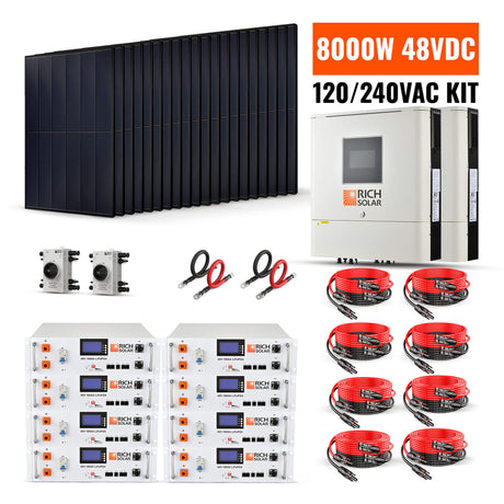8000W 48V-120/240VAC Kit