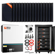 Complete Off-Grid Solar Kit RS-H6548 | 8000W PV Input 48V 120VAC Output + 6560(16x410) Watt Solar PV [KIT-SR0001]