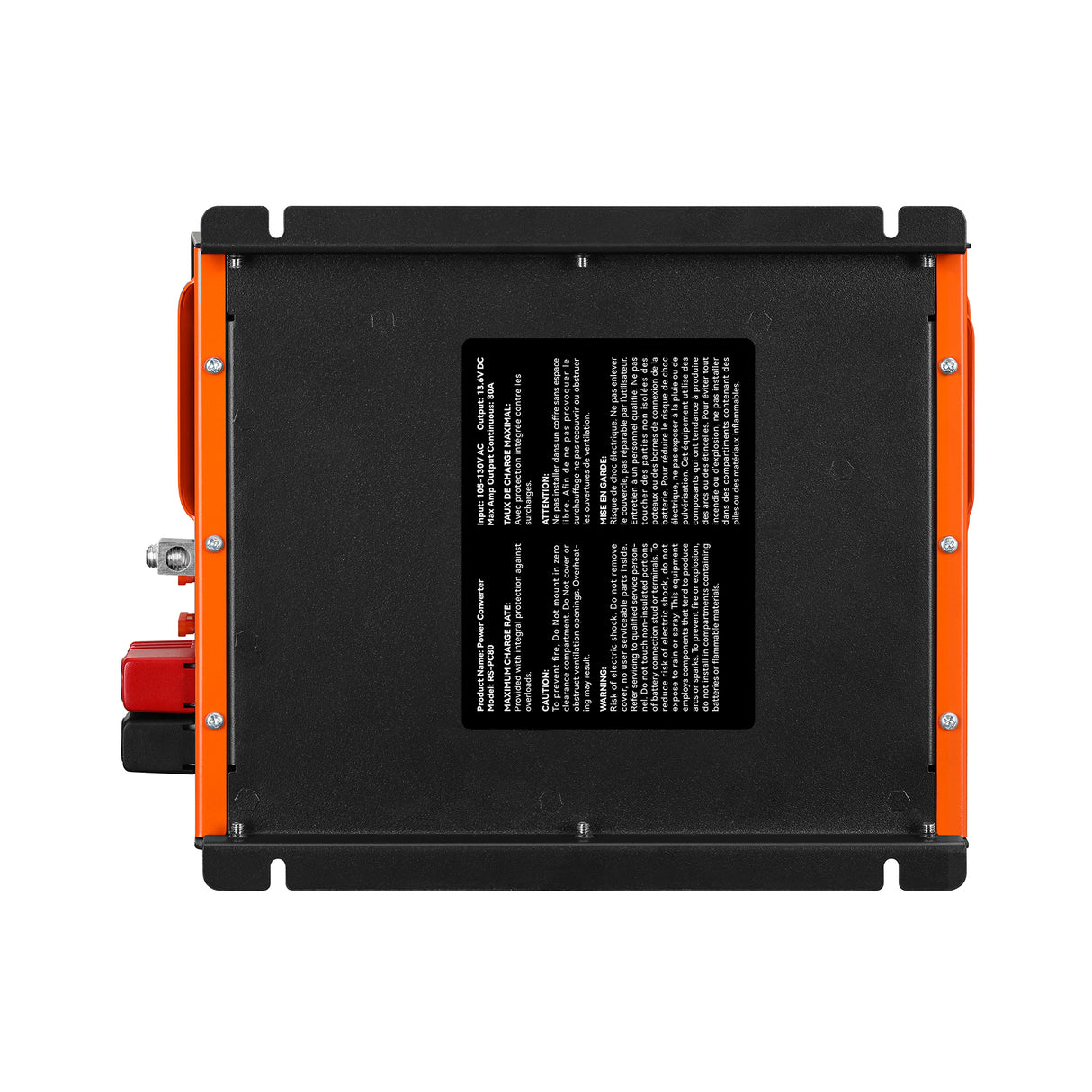 80 Amp Power Converter | 80A 120V Battery Charger | Overload