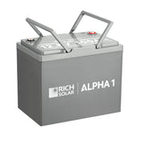 ALPHA 1 | 12V 100Ah LiFePO4 Battery | Powerful 12V Lithium Battery for RVs, Trailers, Vans, Boats, Off-Grid | 5,000 Lifetime Cycles | Bluetooth and Internal Heat Technology