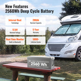 ALPHA 2 | 12V 200Ah LiFePO4 Battery | Powerful 12V Lithium Battery for RVs, Trailers, Vans, Boats, Off-Grid | 5,000 Lifetime Cycles | Bluetooth and Internal Heat Technology - RICH SOLAR