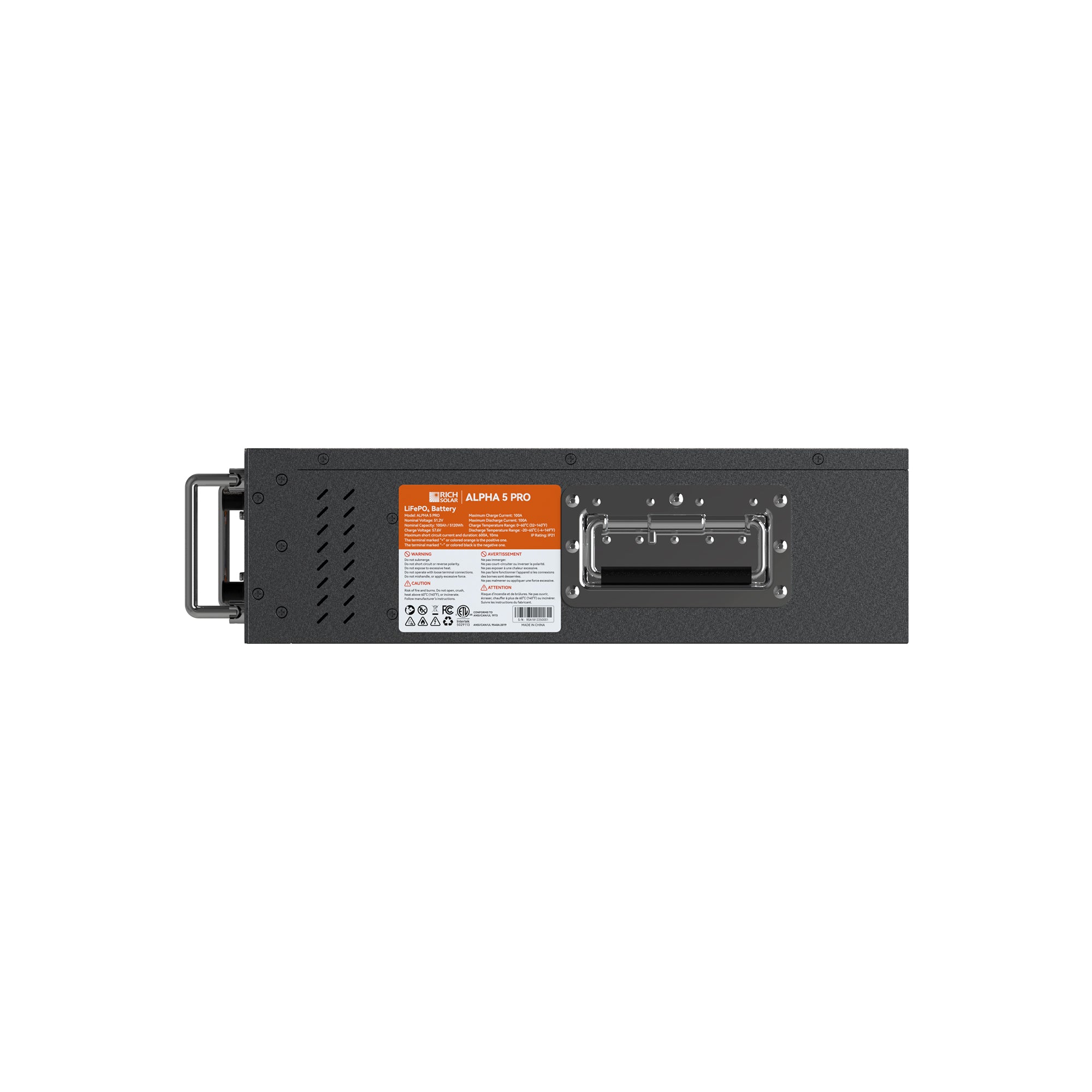 ALPHA 5 PRO LiFePO4 Battery | RICH SOLAR