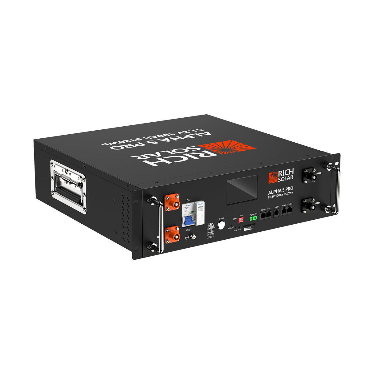 ALPHA 5 PRO | 51.2V 100Ah LiFePO4 Battery | Premium 48V Server Rack Lithium Battery for Residential, Commercial, RVs, Off-Grid | 7,000 Lifetime Cycles | 10 Year Warranty | UL1973, UL9540A Certified