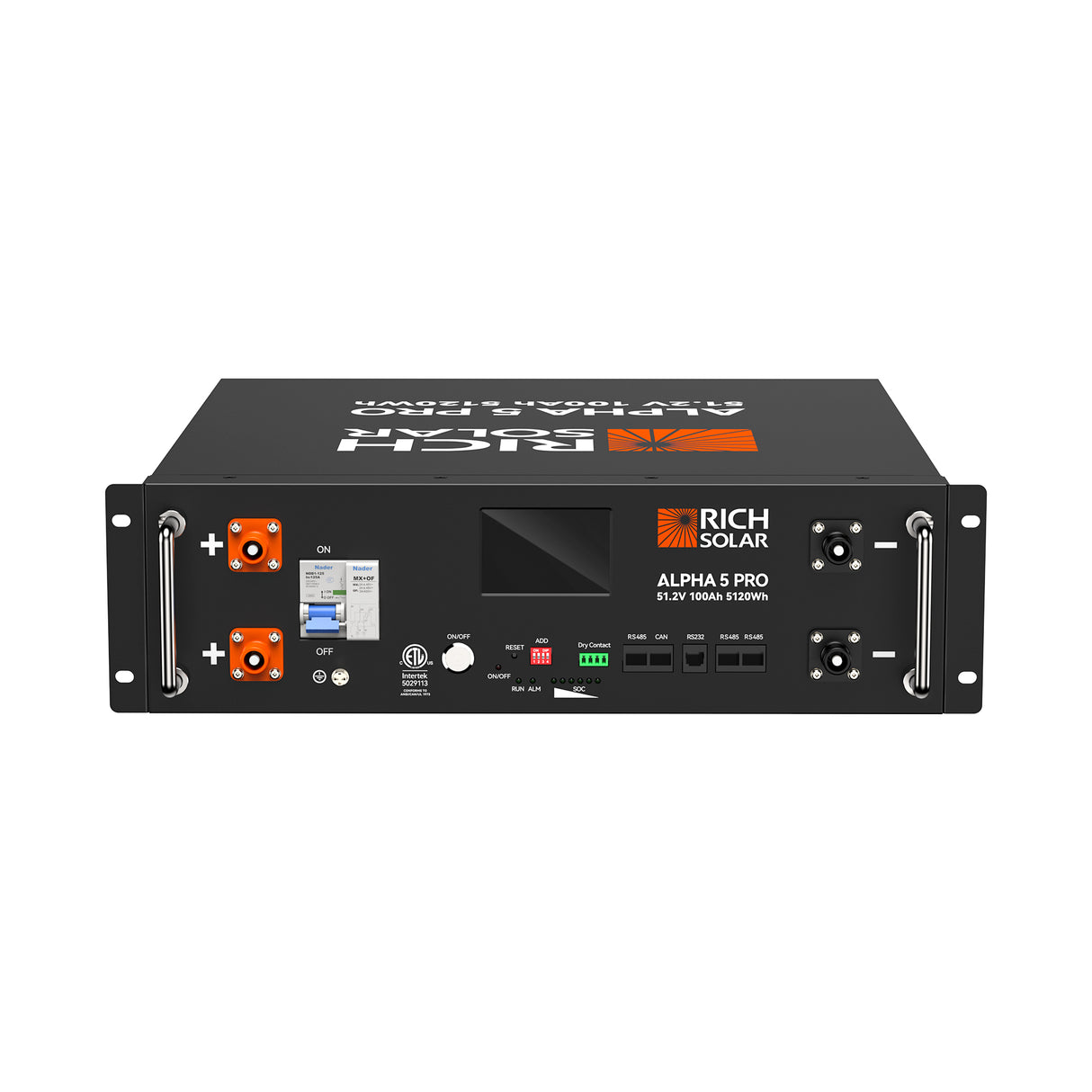 ALPHA 5 PRO | 51.2V 100Ah LiFePO4 Battery | Premium 48V Server Rack Lithium Battery for Residential, Commercial, RVs, Off-Grid | 7,000 Lifetime Cycles | 10 Year Warranty | UL1973, UL9540A Certified