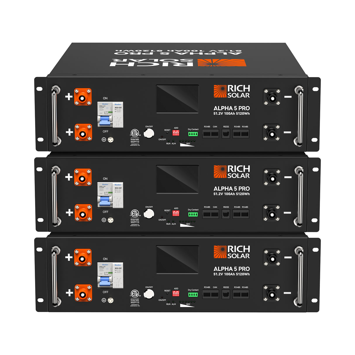 ALPHA 5 PRO | 51.2V 100Ah LiFePO4 Battery | Premium 48V Server Rack Lithium Battery for Residential, Commercial, RVs, Off-Grid | 7,000 Lifetime Cycles | 10 Year Warranty | UL1973, UL9540A Certified