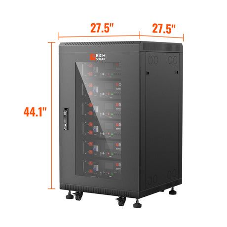 ALPHA 5 PRO | 51.2V 100Ah LiFePO4 Battery | Premium 48V Server Rack Lithium Battery for Residential, Commercial, RVs, Off-Grid | 7,000 Lifetime Cycles | 10 Year Warranty | UL1973, UL9540A Certified - RICH SOLAR