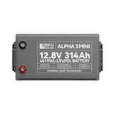 ALPHA 3 MINI | 12V 314Ah LiFePO₄ Battery | 40% More Compact, Built-in Heater & Bluetooth | Lithum Battery for RV, Solar, Off-Grid & Home Backup - RICH SOLAR
