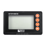 RICH SOLAR 500A Battery Monitor, 8~120V Automotive Monitor for RV Battery