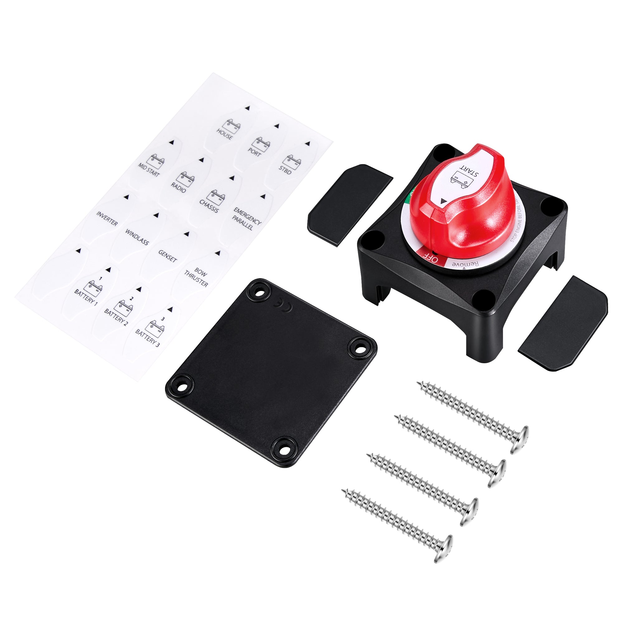 275A On/Off Battery Switch | 275 Amp DC Switch with Removable Knob