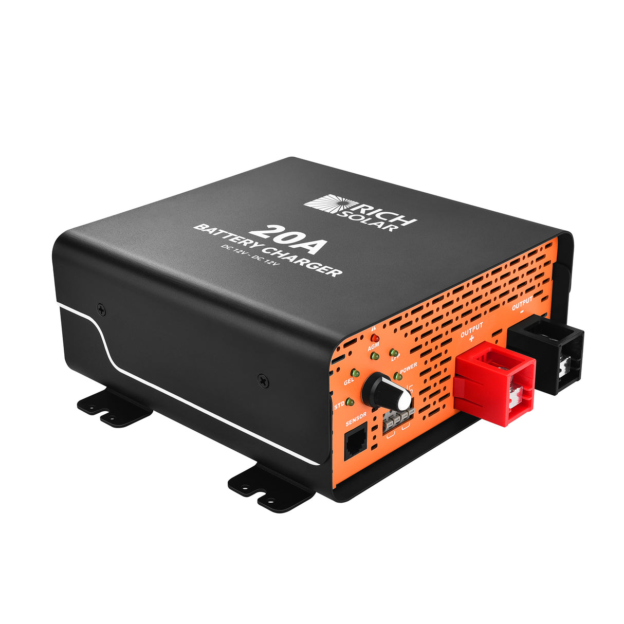 12V 20A DC to DC Battery Charger for RV, Van, Boat, Off-Grid | Lithium & Lead-Acid Batteries