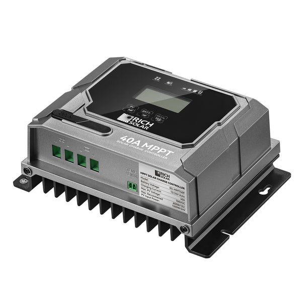 BRAVO 40 | 40 Amp MPPT Solar Charge Controller | Premium 40A 12V/24V MPPT Solar Controller for RVs, Trailers, Campers, Vans, Boats, Off-Grid | Awarded #1 Solar Controller 2025