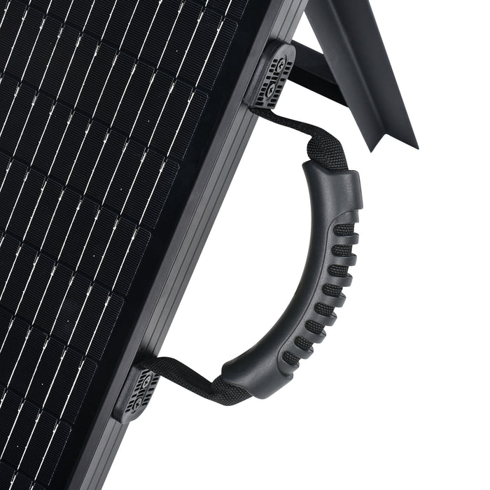 Rich Solar MEGA 100 Briefcase monocrystalline cell surface close up