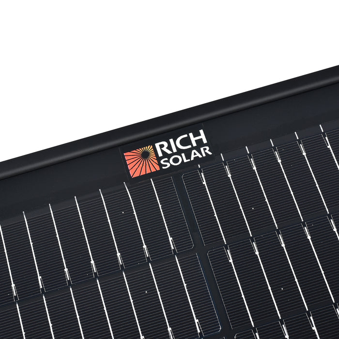 Rich Solar MEGA 100 Briefcase MC4 output cable connector detail