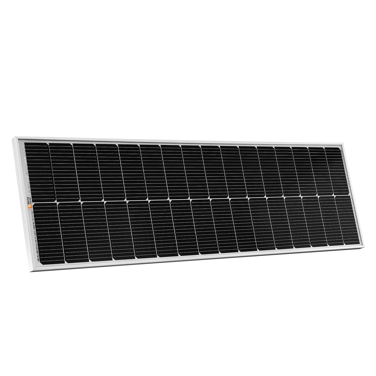 MEGA 100 SLIM | 100 Watt Slim Solar Panel | Compact 12V Off-Grid Narrow Solar Panel for Campers, Overlanders, Boats | 25-Year Output Warranty | UL Certified - RICH SOLAR