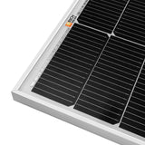 MEGA 100 SLIM | 100 Watt Slim Solar Panel | Compact 12V Off-Grid Narrow Solar Panel for Campers, Overlanders, Boats | 25-Year Output Warranty | UL Certified - RICH SOLAR