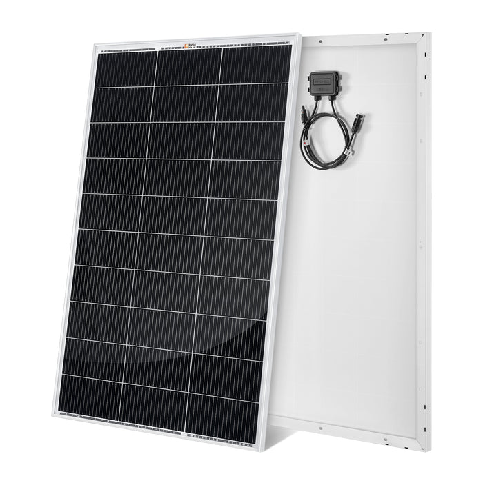Rich Solar MEGA 150 solar panel side profile view