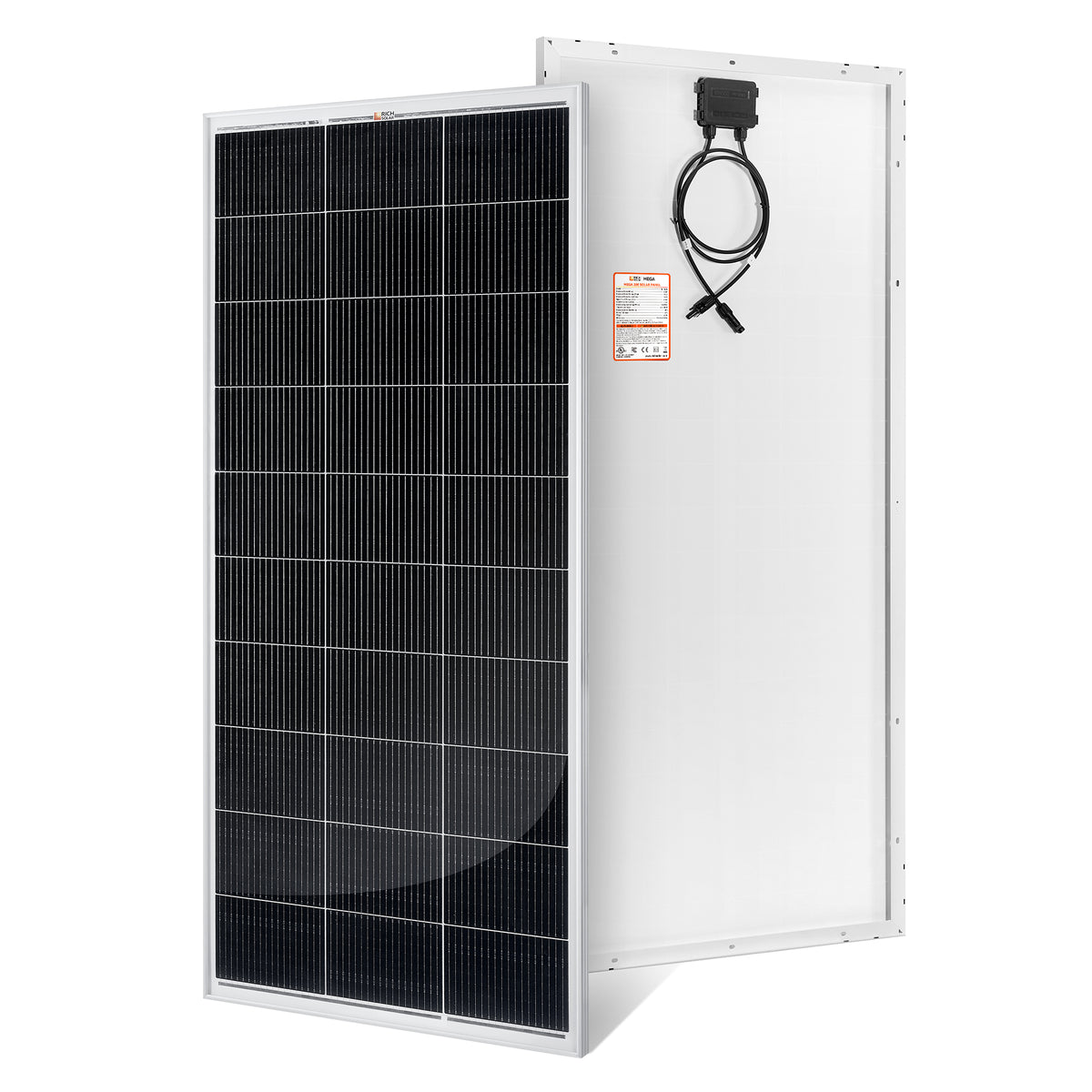 MEGA 200 | 200W 12V Solar Panel | 25-Year Warranty | UL Certified