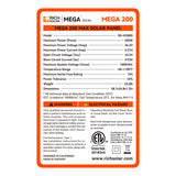 MEGA 200 MAX | 200 Watt 24 Volt Solar Panel | Premium 24V Off-Grid Solar Panel for RVs, Trailers, Cabins | 25-Year Output Warranty | UL Certified - RICH SOLAR
