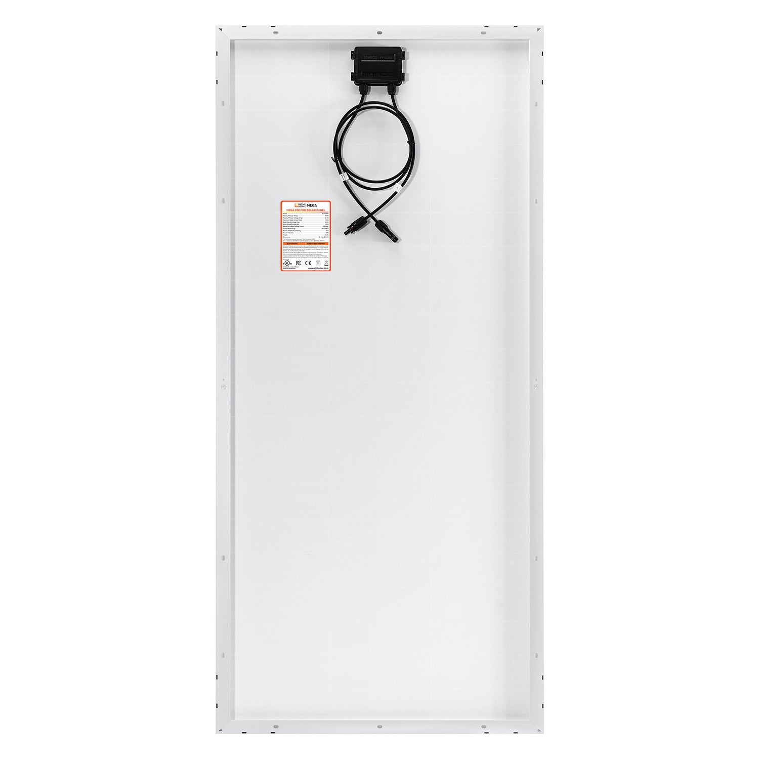 MEGA 200 PRO | 200 Watt 24 Volt Solar Panel | Premium 24V Off-Grid Solar Panel for RVs, Trailers, Cabins | 25-Year Output Warranty | UL Certified - RICH SOLAR