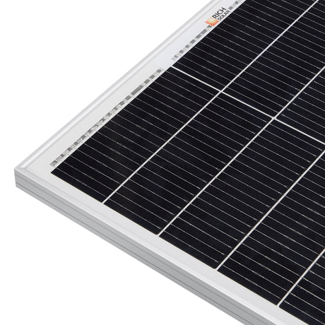 MEGA 200 PRO | 200 Watt 24 Volt Solar Panel | Premium 24V Off-Grid Solar Panel for RVs, Trailers, Cabins | 25-Year Output Warranty | UL Certified - RICH SOLAR