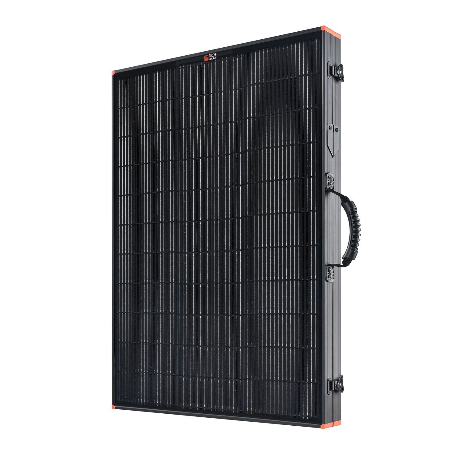 MEGA 200 Portable Briefcase Charging Kit | 200 Watt Portable Solar Panel | Premium 12V Portable Solar Panel for Generators, Vans, Campers | High Efficiency - RICH SOLAR