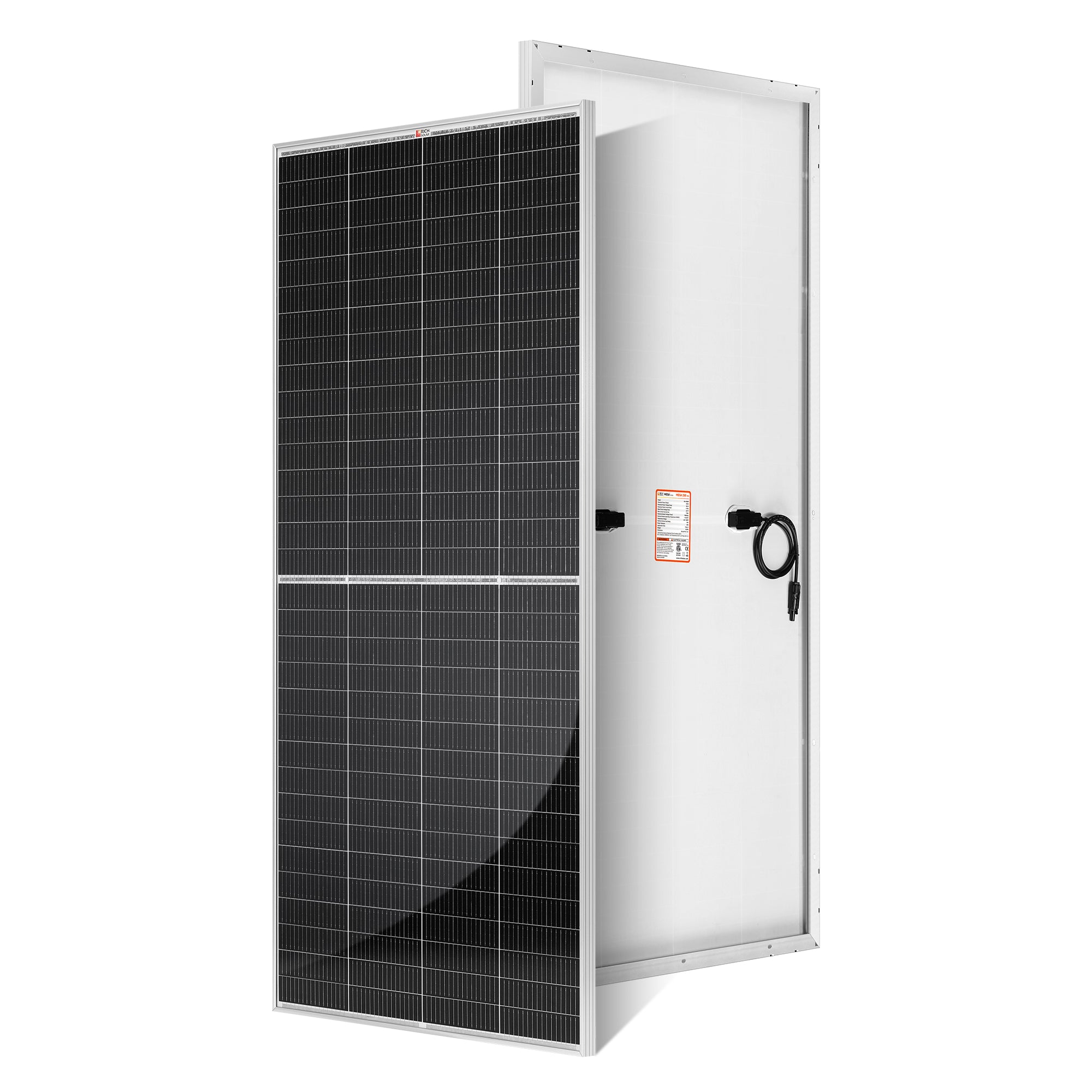 MEGA 250 PRO | 250 Watt 24 Volt Solar Panel | Premium 24V Off-Grid Solar Panel for Campers, Tiny Homes, Cabins | 25-Year Output Warranty | UL Certified