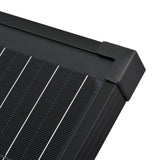 Mega 100 Watt Portable Solar Panel Black - RICH SOLAR