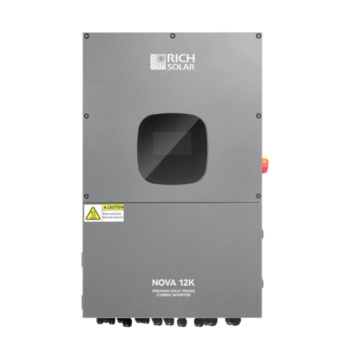 NOVA 12K PV Hybrid Inverter Solar Kit | 61.44kWH Server Lithium