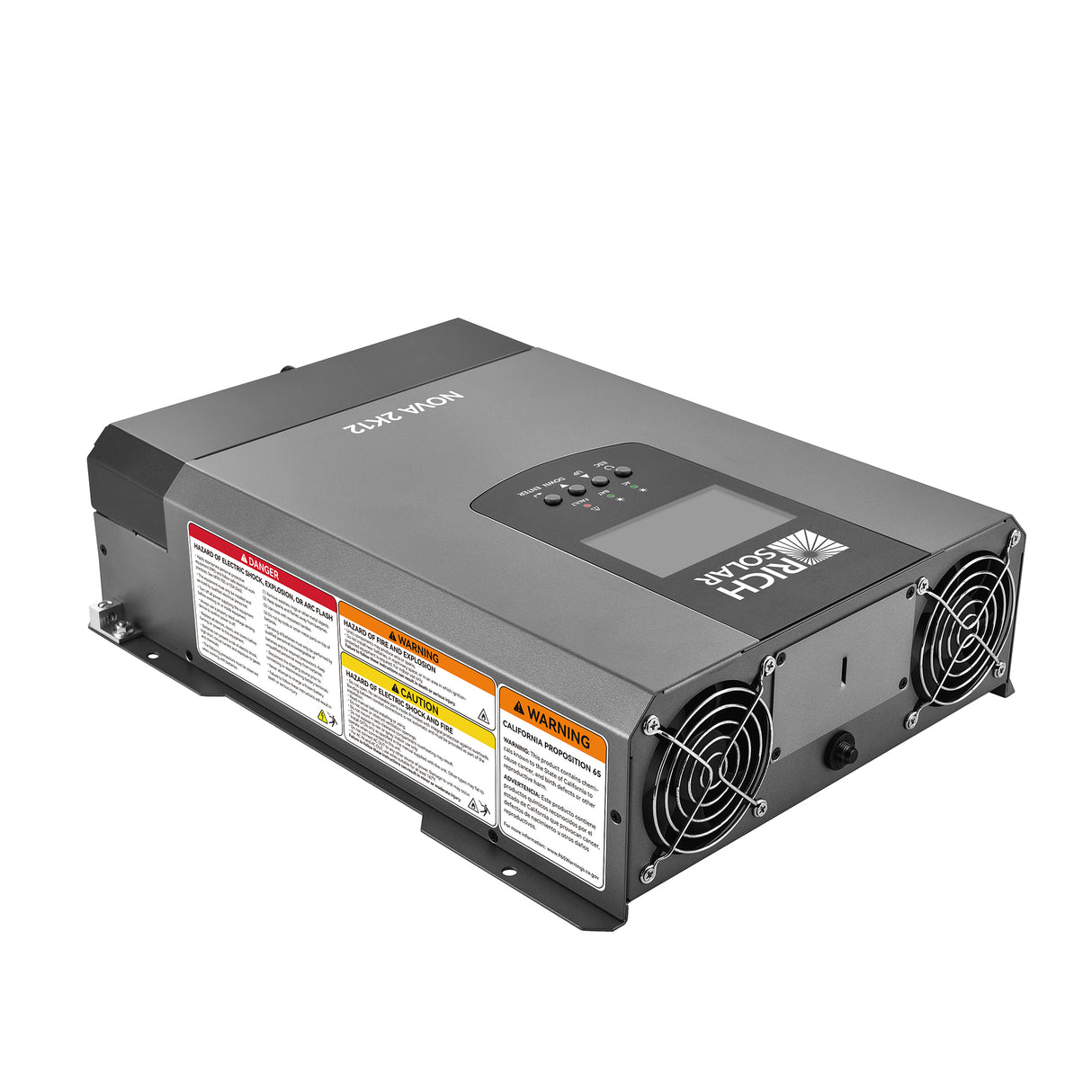 NOVA 2K12 | 2000W 12V Pure Sine Wave Inverter with Built-in Transfer Switch | UL458 Certified for RVs, Campers, Trailers, Vans