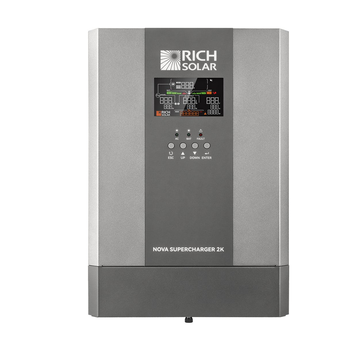 NOVA SUPERCHARGER 2K | 2000W 12V Pure Sine Wave Inverter Charger - RICH SOLAR