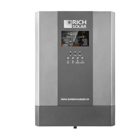 NOVA SUPERCHARGER 2K | 2000W 12V Pure Sine Wave Inverter Charger - RICH SOLAR