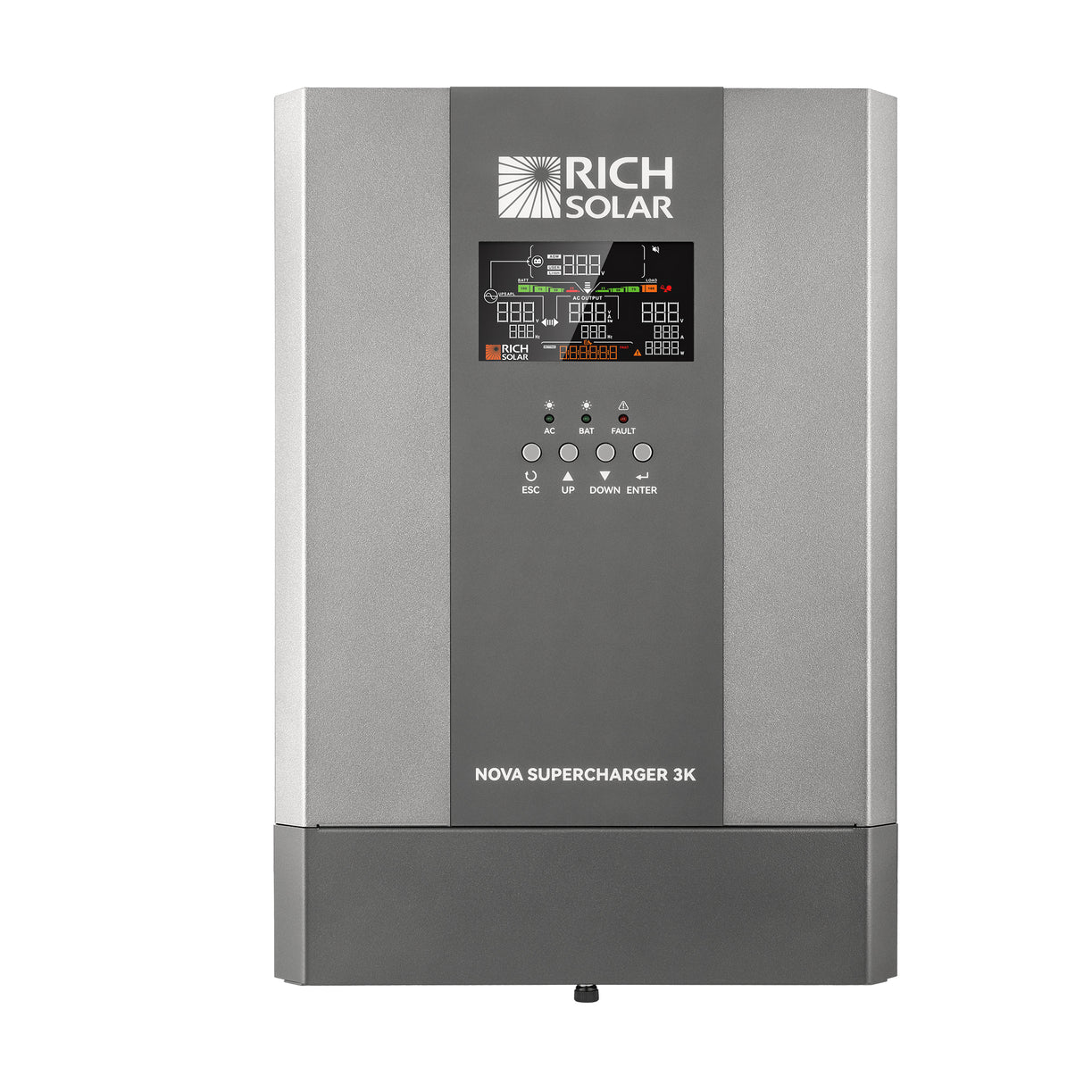 NOVA SUPERCHARGER 3K | 3000W 12V Pure Sine Wave Inverter Charger - RICH SOLAR