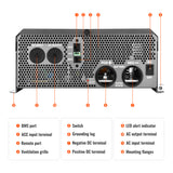 NOVA SUPERCHARGER 3K | 3000W 12V Pure Sine Wave Inverter Charger - RICH SOLAR