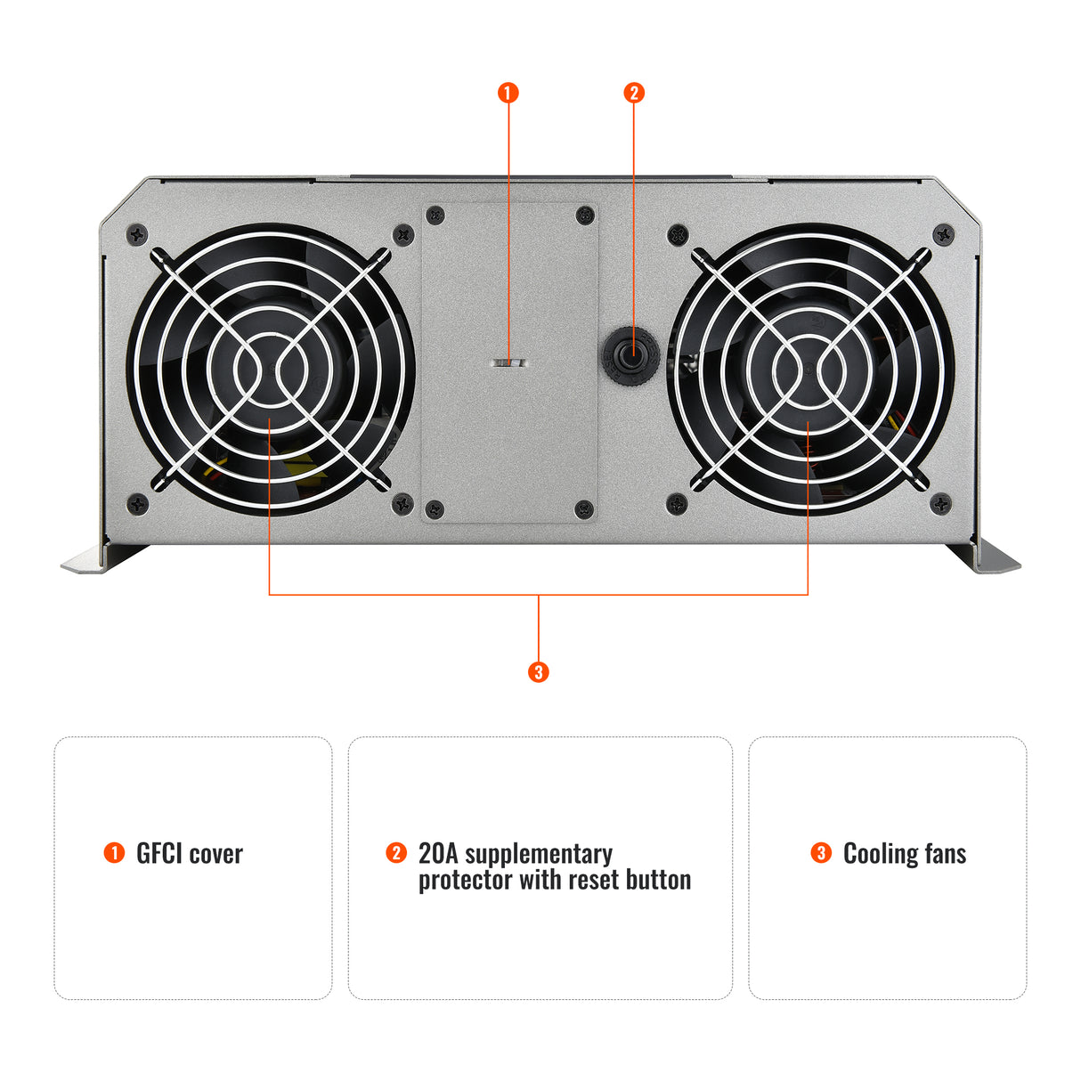 NOVA SUPERCHARGER 3K | 3000W 12V Pure Sine Wave Inverter Charger - RICH SOLAR