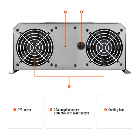 NOVA SUPERCHARGER 3K | 3000W 12V Pure Sine Wave Inverter Charger - RICH SOLAR