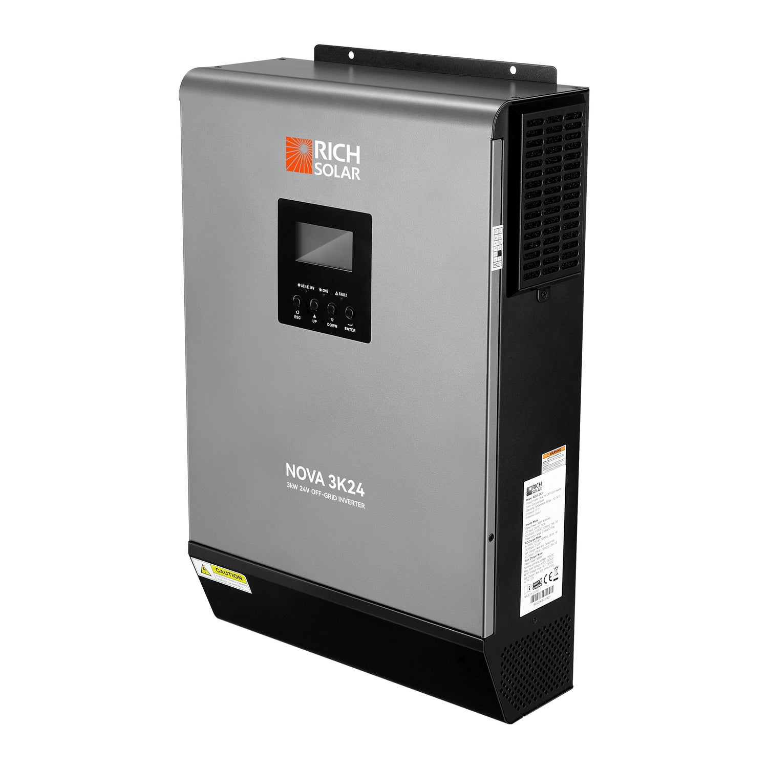 NOVA MAX 3K | 3000 Watt (3kW) 24 Volt Off-Grid Hybrid Solar Inverter