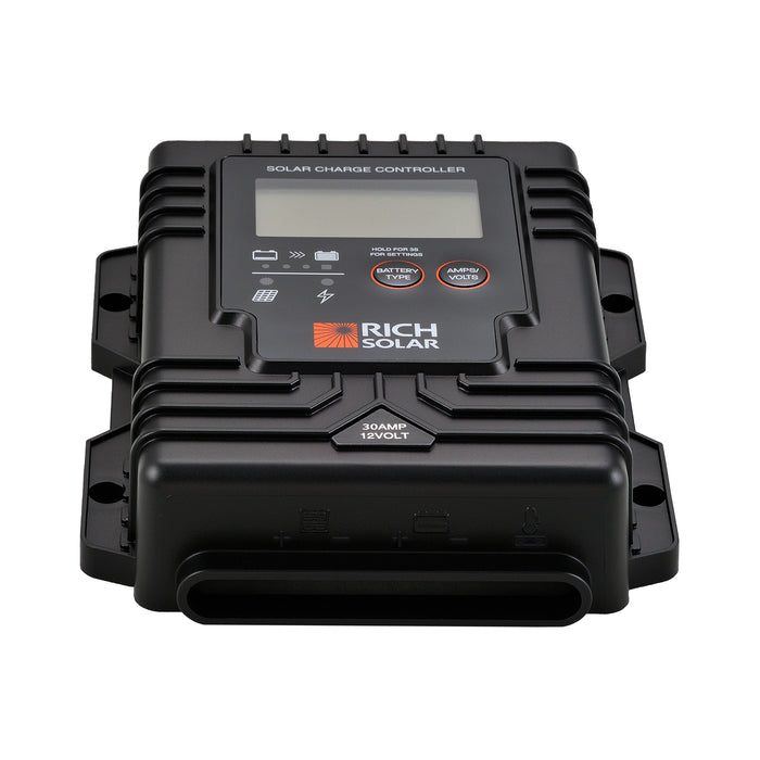 Rich Solar BRAVO Waterproof 30 front panel detail