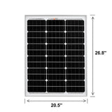 Mega 50 Watt Solar Panel - RICH SOLAR